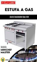Estufa CORIAT - Minichef Master - El Lugar del Chef.com - Equipos  Gstronomicos y Equipo para Restaurantes