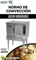 Horno de Convección ASBER - AECO-1 - El Lugar del Chef.com - Equipos  Gstronomicos y Equipo para Restaurantes